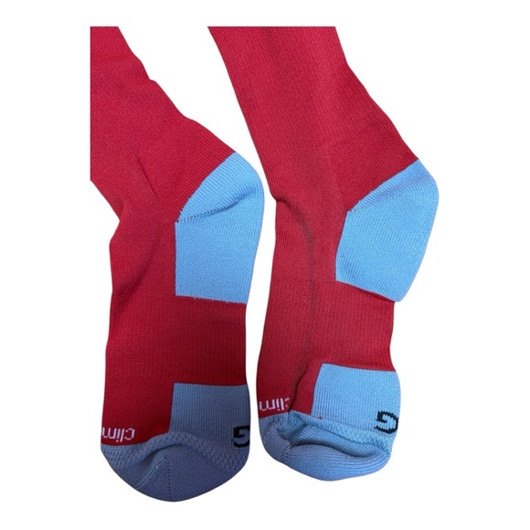 Adidas Red and White Soccer Socks - Picture 3 of 3